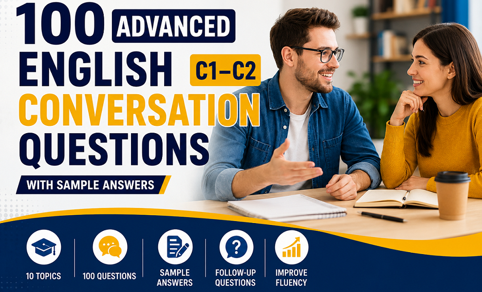 English Speaking Practice: Daily Conversation Questions for Advanced